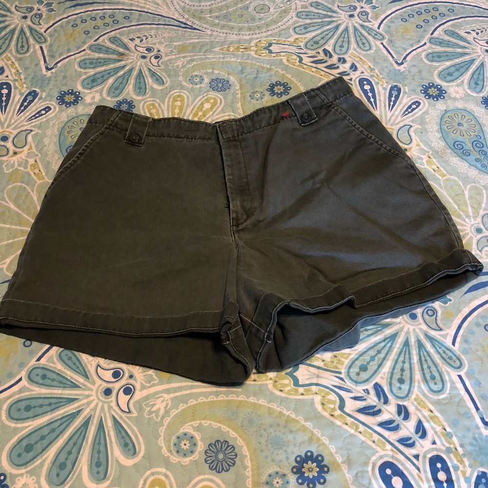 Dark grey jean shorts